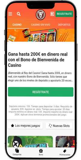 La aplicación LeoVegas es popular entre los apostantes para las apuestas deportivas.