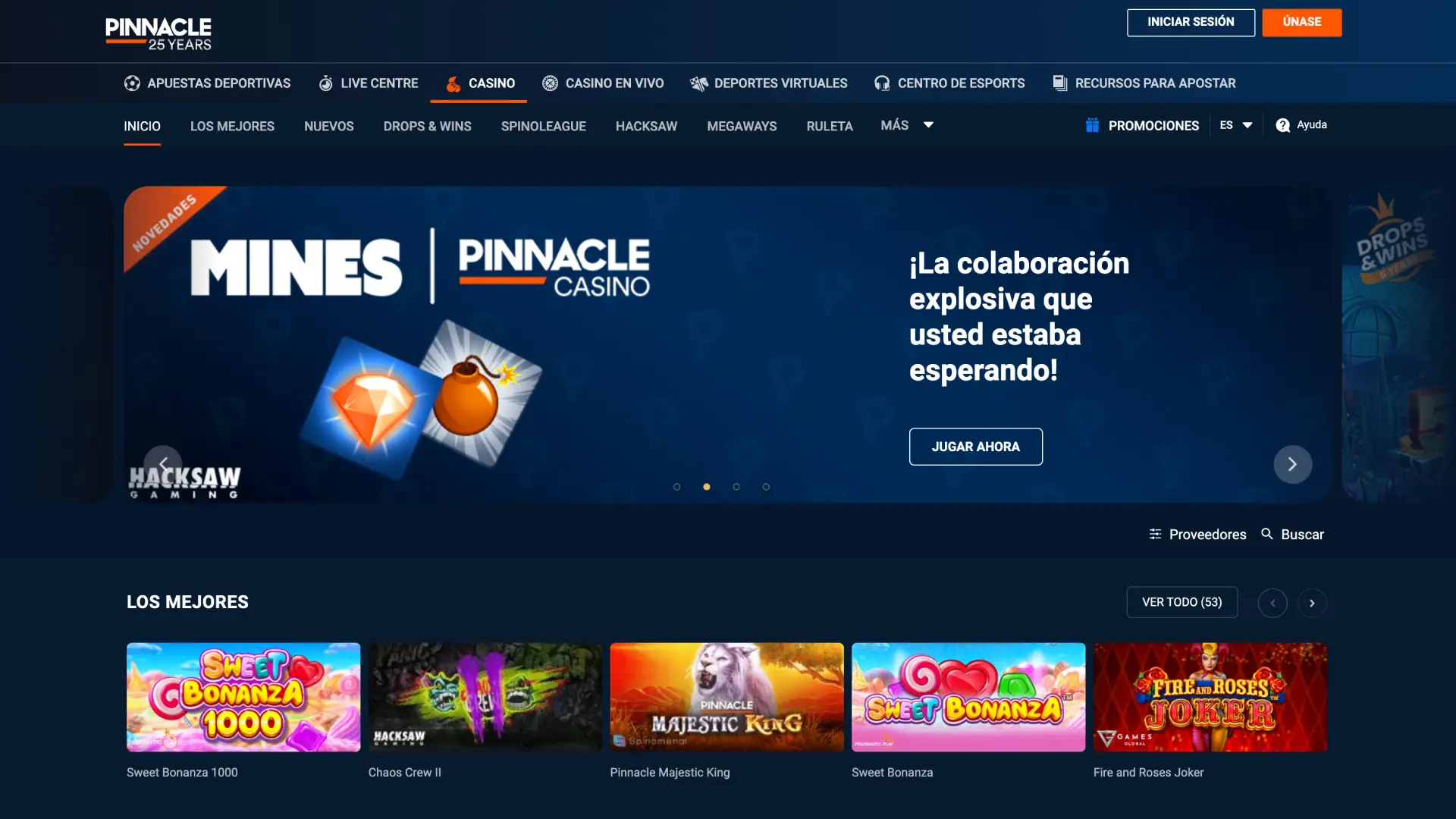 Si buscas cuotas bajas en apuestas deportivas, echa un vistazo a Pinnacle.